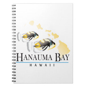 Caderno Espiral Peixes do estado de Havaí - Humuhumunukunukuapua'