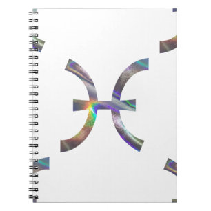 Caderno Espiral peixes hologramas