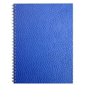 Caderno Espiral Pele de pele azul