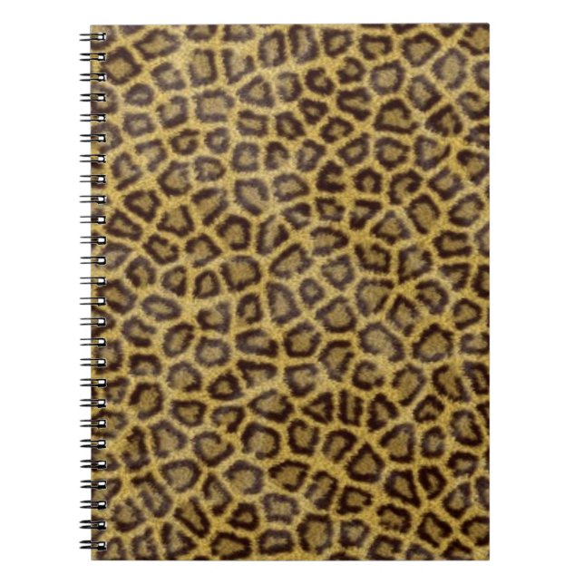 Caderno Espiral Pele do leopardo (Frente)