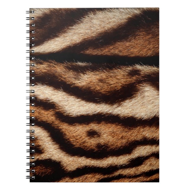 Caderno Espiral peles de leopardo nubladas (Frente)
