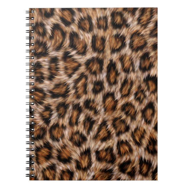 Caderno Espiral Peles-leopardo Peles Peles com pelo Jaguar Pele de (Frente)