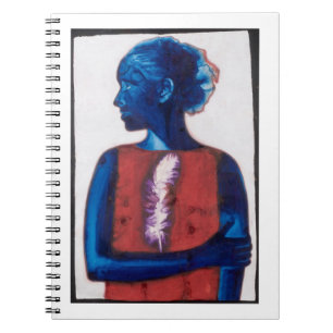 Caderno Espiral Pena branca