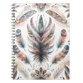 Caderno Espiral Penas Ferozes
