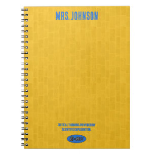 Caderno Espiral Pensamento Crítico Alimentado pela Exploração Cien