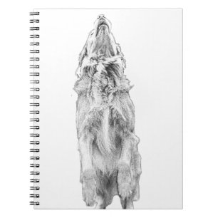 Caderno Espiral Pensamentos dourados em luz cinza