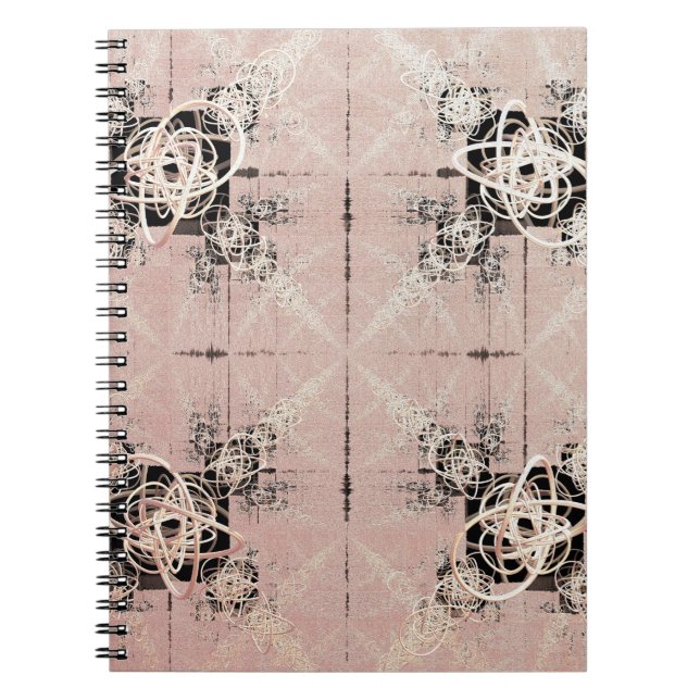 Caderno Espiral Pensando em Pastel torce o notebook espiral (Frente)