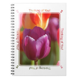 Caderno Espiral Pensando em você