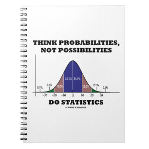 Caderno Espiral Pense nas probabilidades, não nas estatísticas d