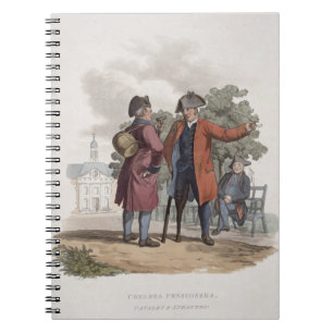 Caderno Espiral Pensionista de Chelsea, cavalaria e infantaria,