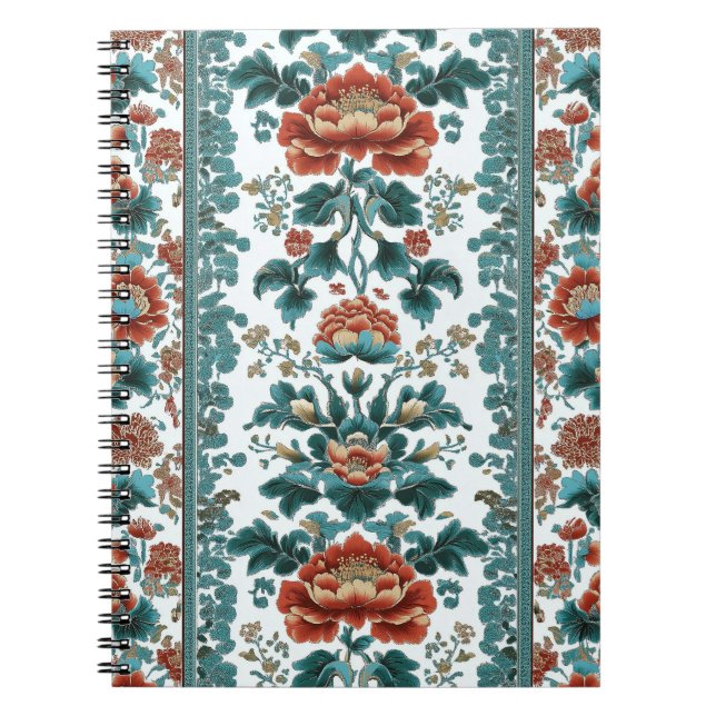 Caderno Espiral Peony Brocade (Frente)