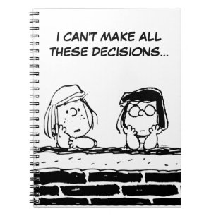 Caderno Espiral Peppermint Patty & Marcie na Parede