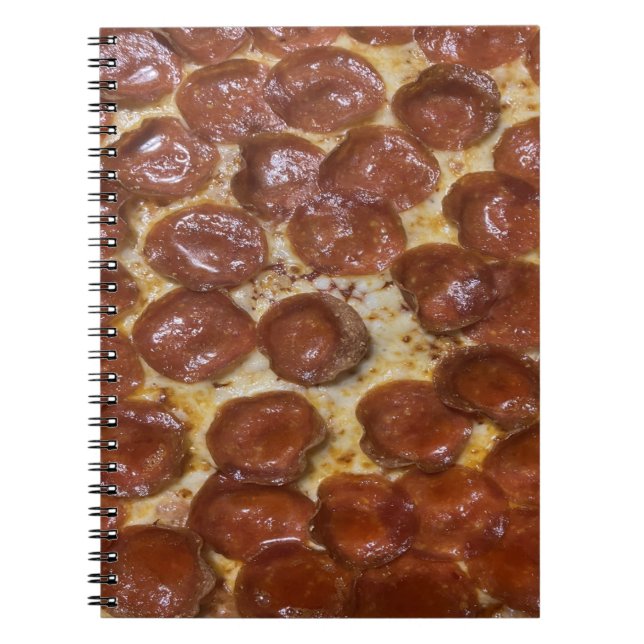 Caderno Espiral Pepperoni Pizza (Frente)