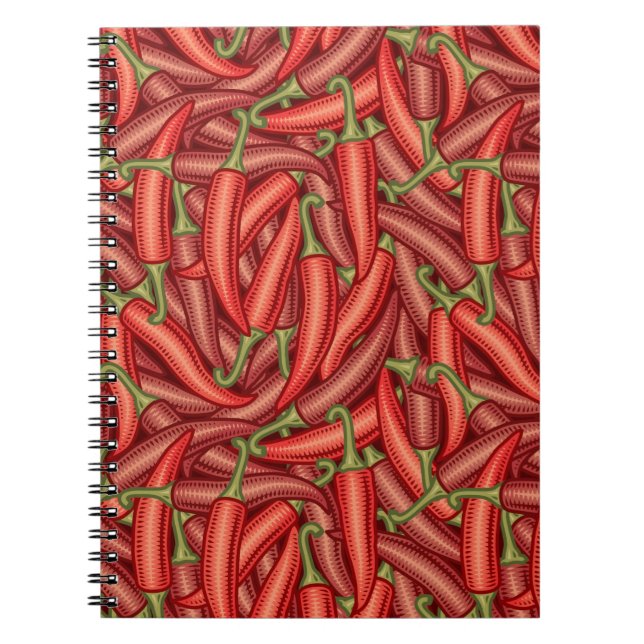 Caderno Espiral Peppers Chili (Frente)