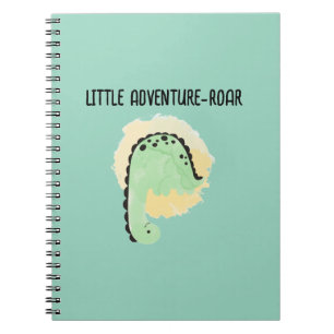 Caderno Espiral Pequena Aventura-Rugido - Bloco de Notas Espiral