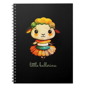Caderno Espiral Pequena Ballerina Ovelha