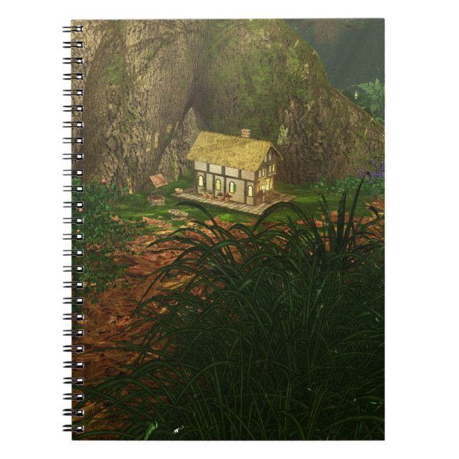 Caderno Espiral Pequena casa no notebook Big Woods (Frente)