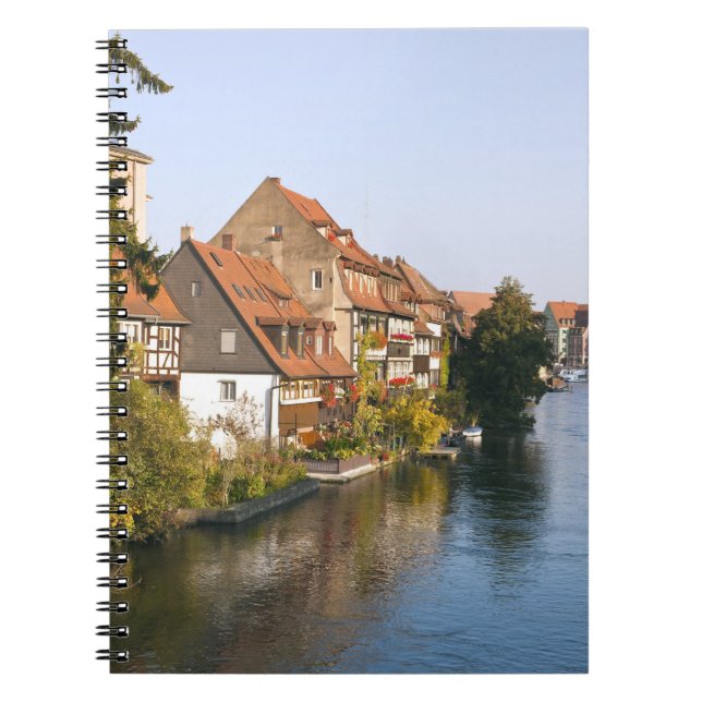 Caderno Espiral Pequena Veneza (Klein Venedig) e Rio Regnitz (Frente)