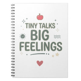 Caderno Espiral Pequenas Conversas Grandes Sentimentos Vida de Con