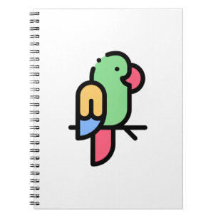 Caderno Espiral Pequeno papagaio