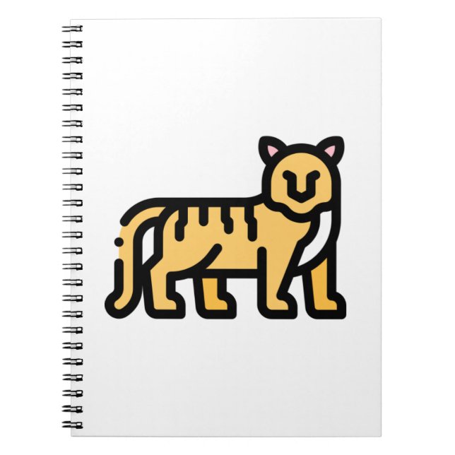 Caderno Espiral Pequeno Tigre (Frente)