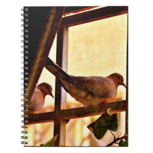 Caderno Espiral Pequenos Doves