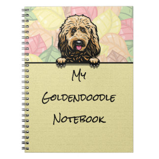 Caderno Espiral Pequim Bloco de anotações de Goldendoodle