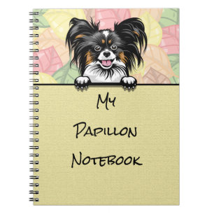 Caderno Espiral Pequim Livro Branco Cute Papillon