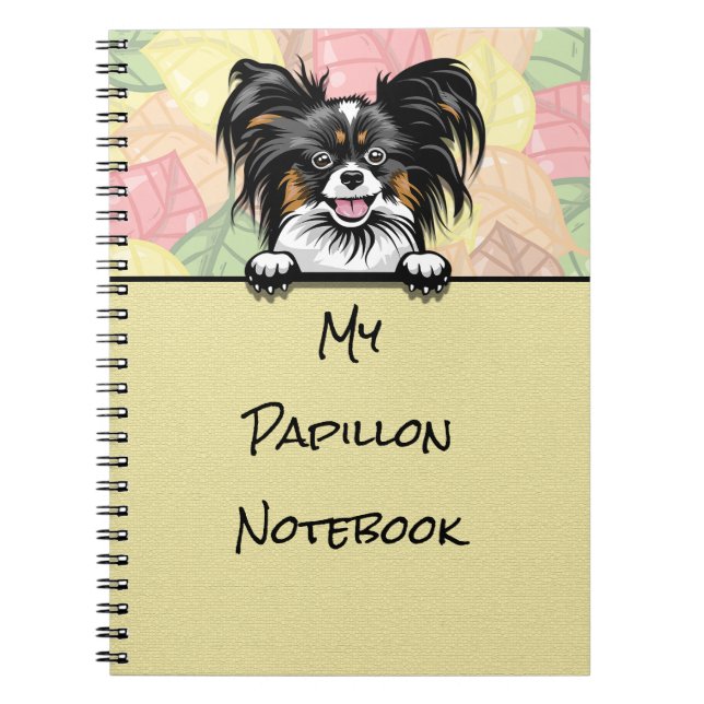 Caderno Espiral Pequim Livro Branco Cute Papillon (Frente)