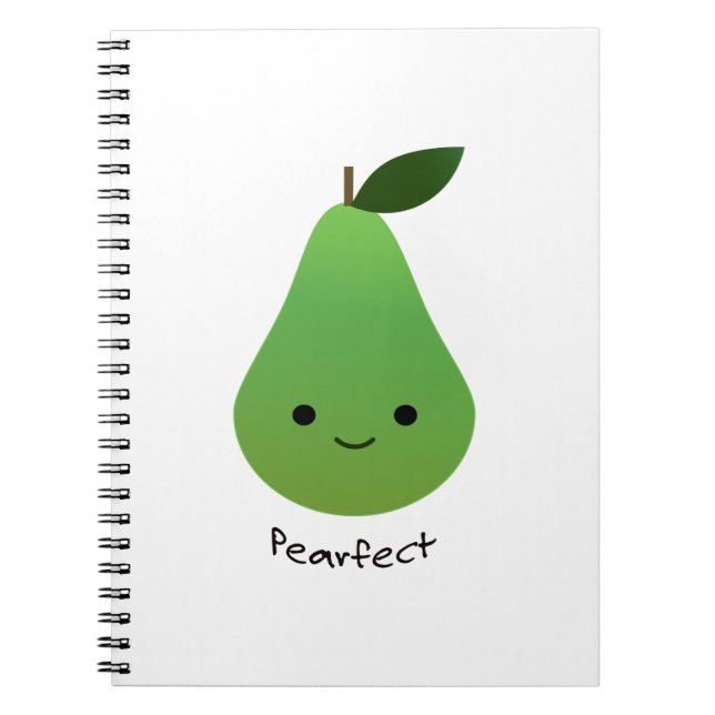 Caderno Espiral Pera Branca e Funny Pearfect (Frente)