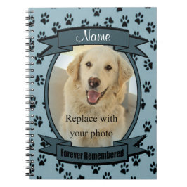 Caderno Espiral Perda de Pet lembrada para sempre - Cão ou Gato (a