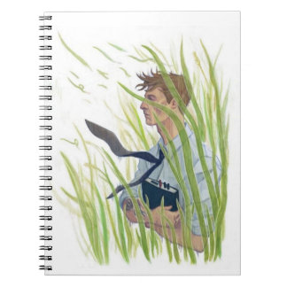 Caderno Espiral perdido em pensamentos