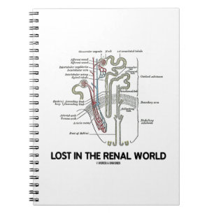 Caderno Espiral Perdido No Rim Do Mundo Renal Nephron