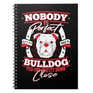 Caderno Espiral Perfeição Bulldog Amor Canino