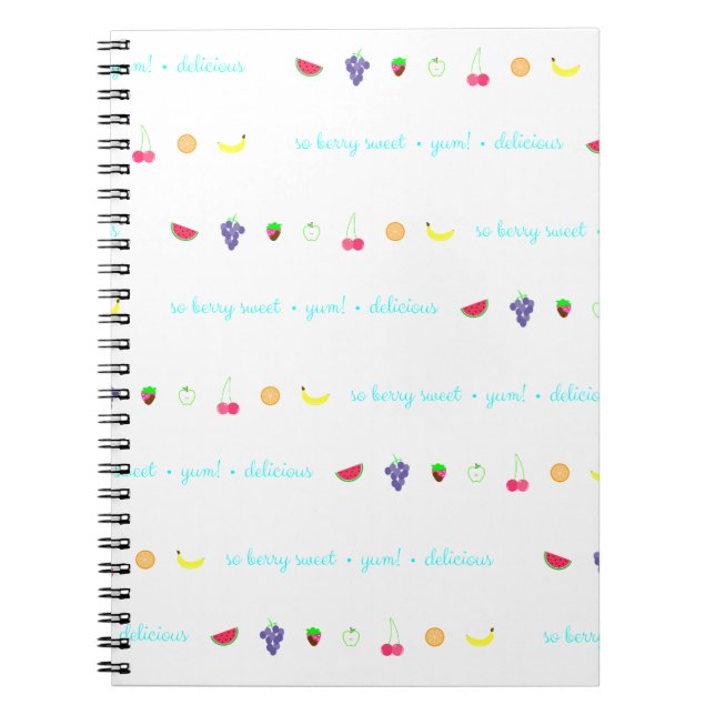Caderno Espiral Perfumes de Verão (Frente)