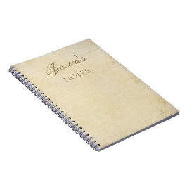 Caderno Espiral Pergaminho Antigo Personalizado