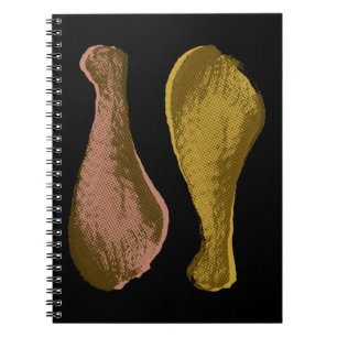 Caderno Espiral Pernas de Frango Frito