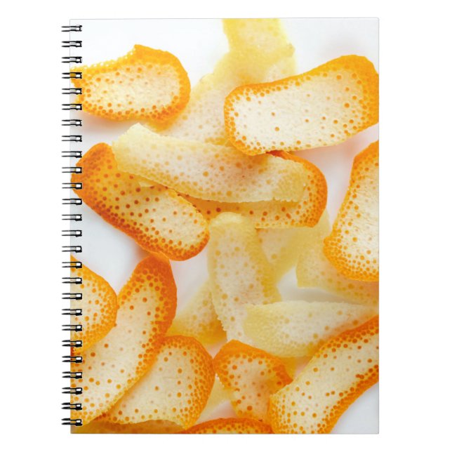 Caderno Espiral Pérolas de laranja (Frente)