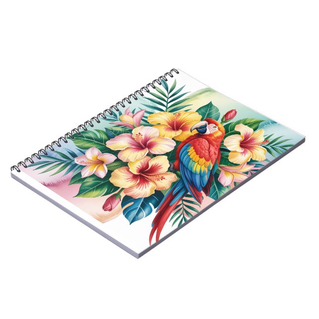 Caderno Espiral Perroquet exotique (Left Side)