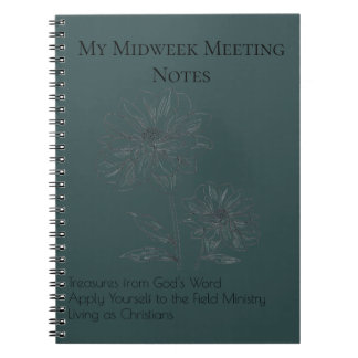Caderno Espiral Personal Bible Study Notebook