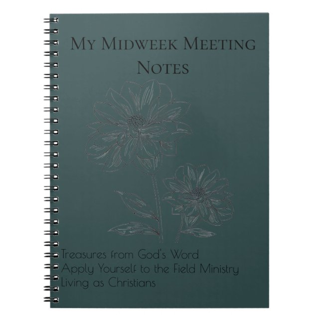 Caderno Espiral Personal Bible Study Notebook (Frente)