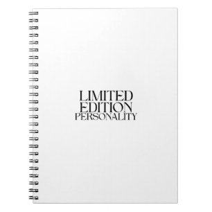 Caderno Espiral Personalidade de Edição Limitada Tipografia Sarcás