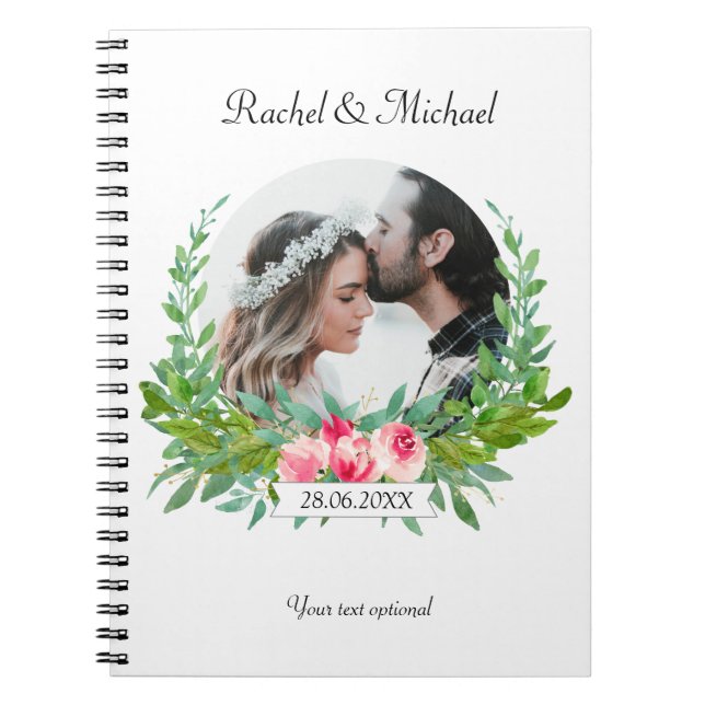 Caderno Espiral Personalisierbarer Foto (Frente)