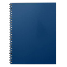 Caderno Espiral Personalizado Azul Meia-Noite – En