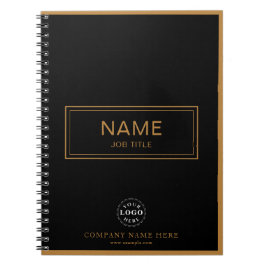 Caderno Espiral Personalizado com Nome e Logotipo