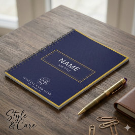 Caderno Espiral Personalizado com Nome e Logotipo 