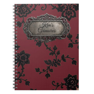 Caderno Espiral Personalizado de Lace Vermelho Vit