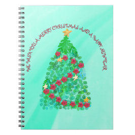 CADERNO ESPIRAL PERSONALIZADO, DESEJAMOS UM NATAL DE MERGULHO.