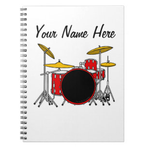 Caderno Espiral Personalizado do Percussionista do Professor do Dr