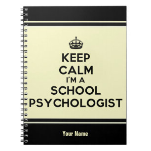 Caderno Espiral Personalizado eu sou um livro de nota do psicólog
